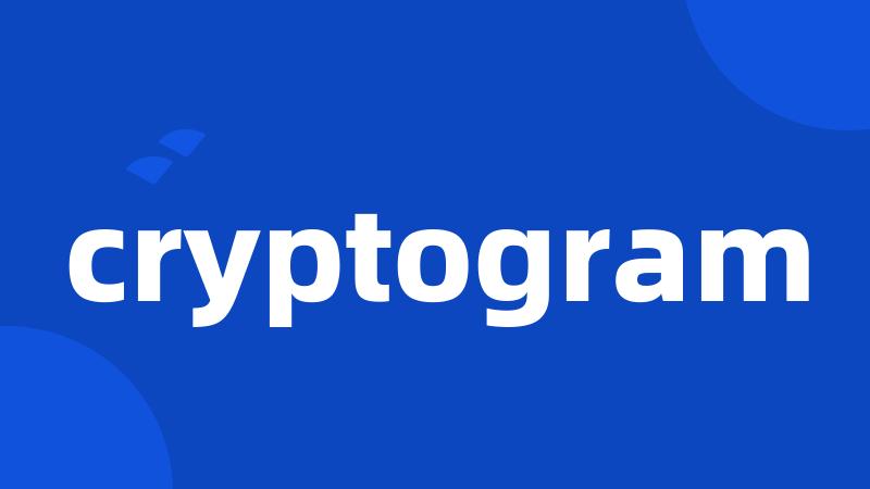 cryptogram