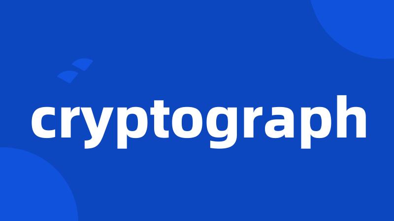 cryptograph