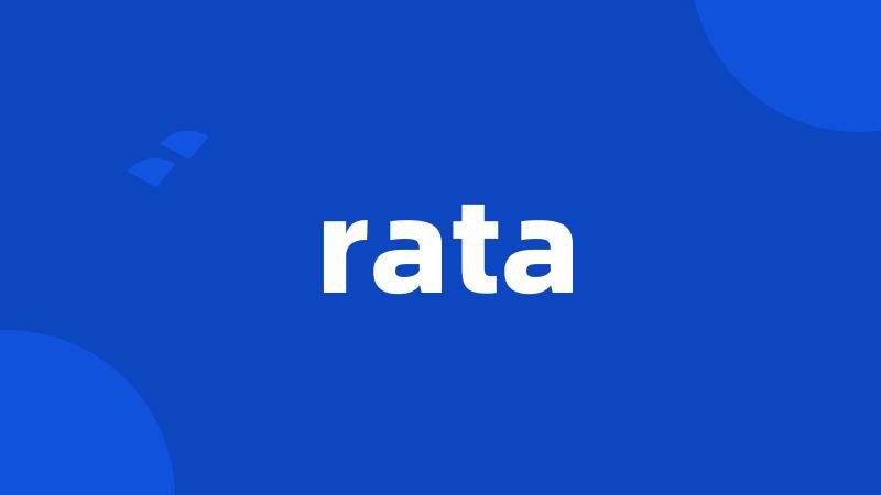 rata