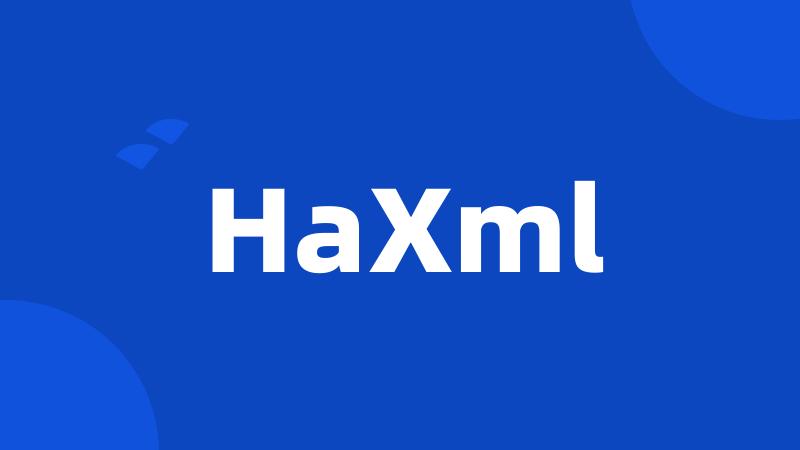 HaXml