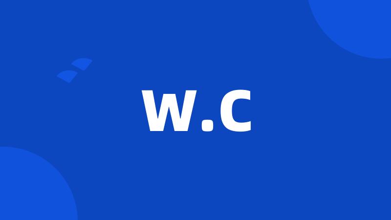 W.C