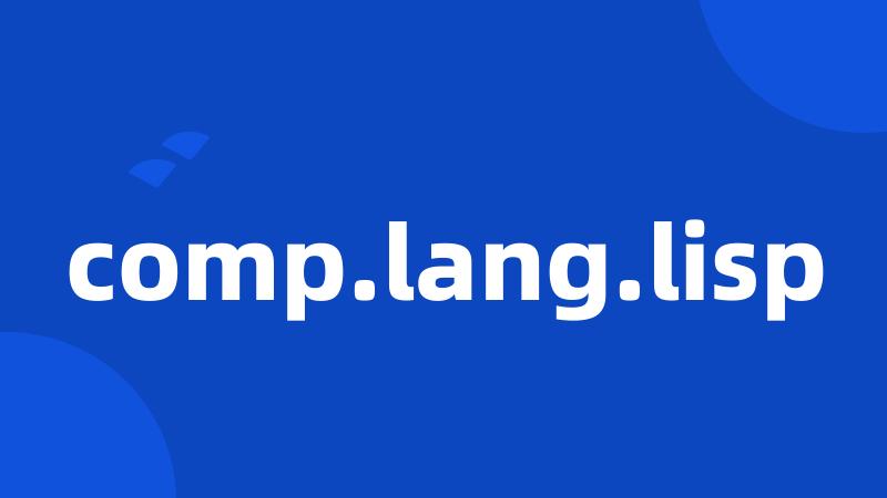 comp.lang.lisp