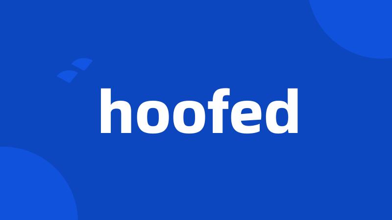 hoofed