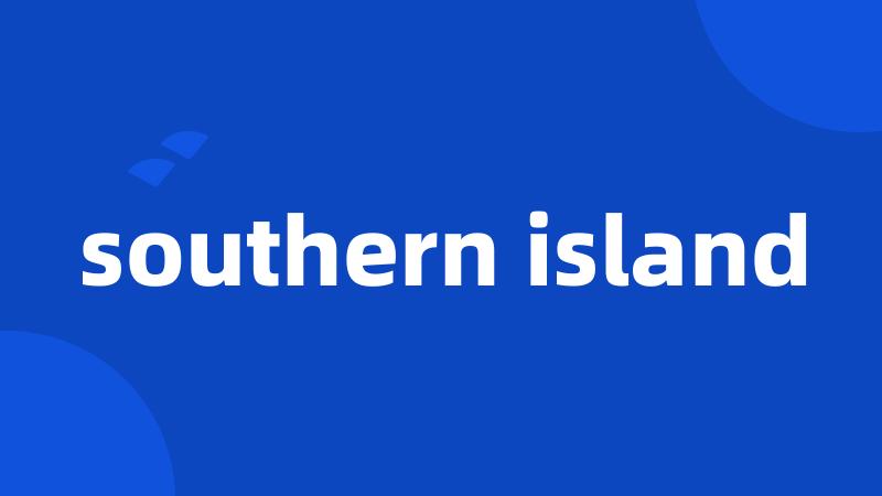 southern island