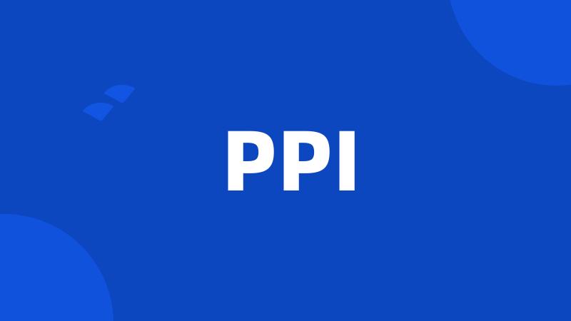 PPI