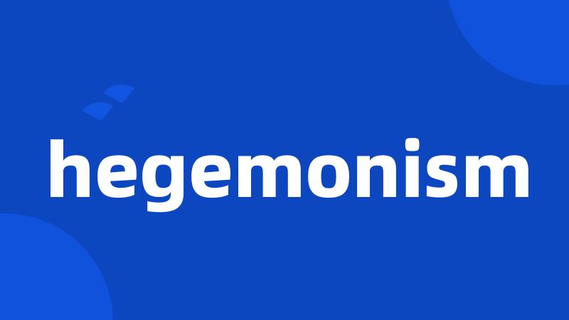 hegemonism