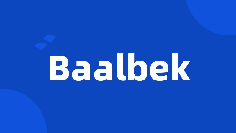 Baalbek