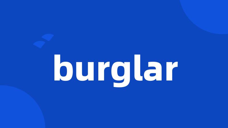 burglar