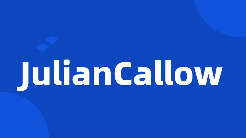 JulianCallow