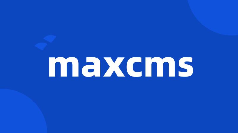 maxcms