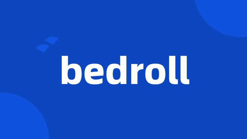 bedroll