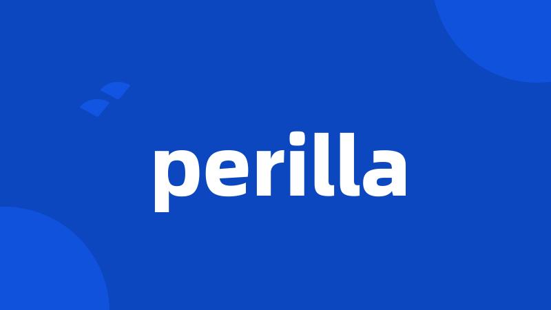 perilla