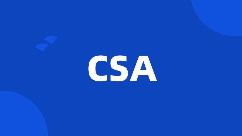 CSA