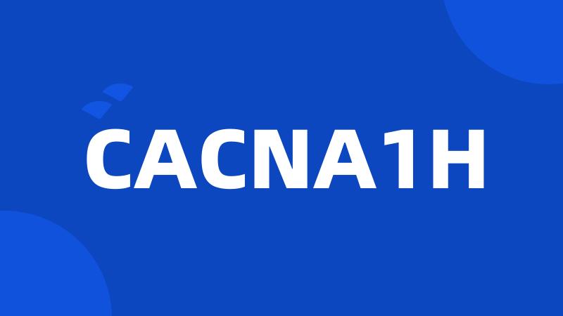 CACNA1H