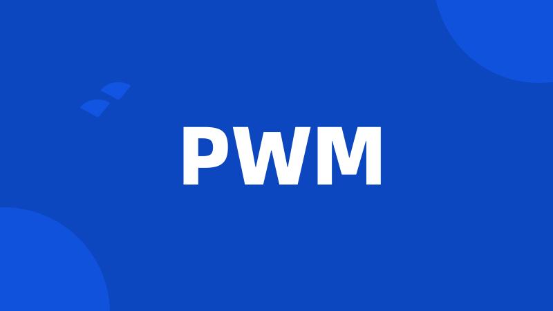 PWM