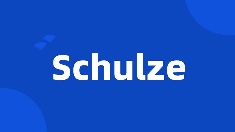 Schulze