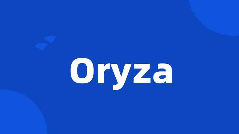 Oryza