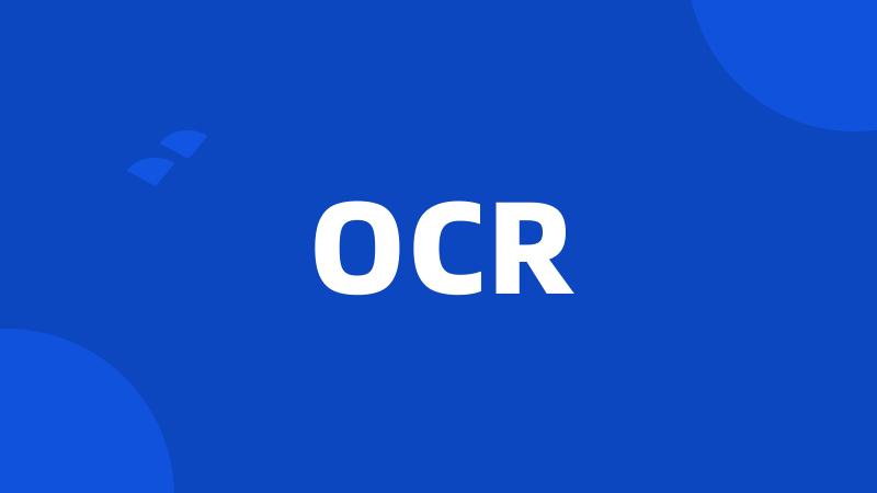 OCR