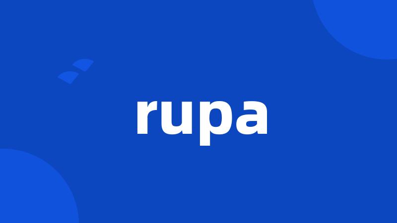 rupa