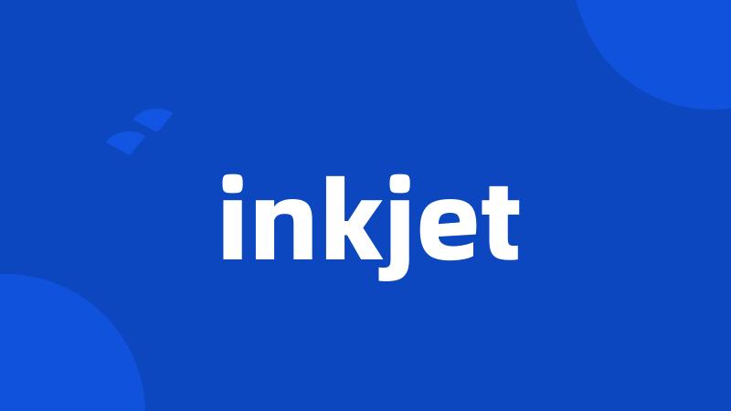 inkjet