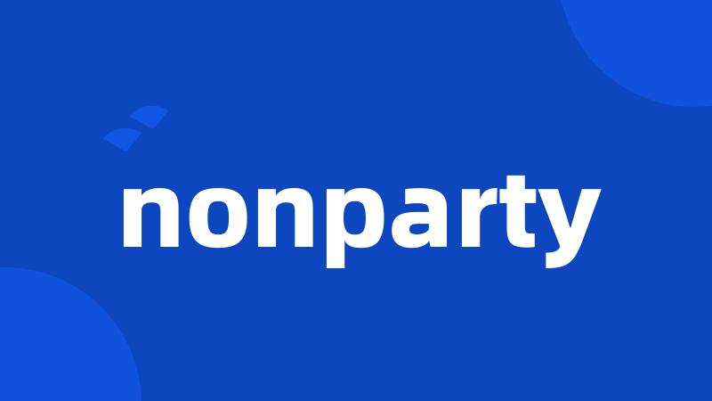 nonparty