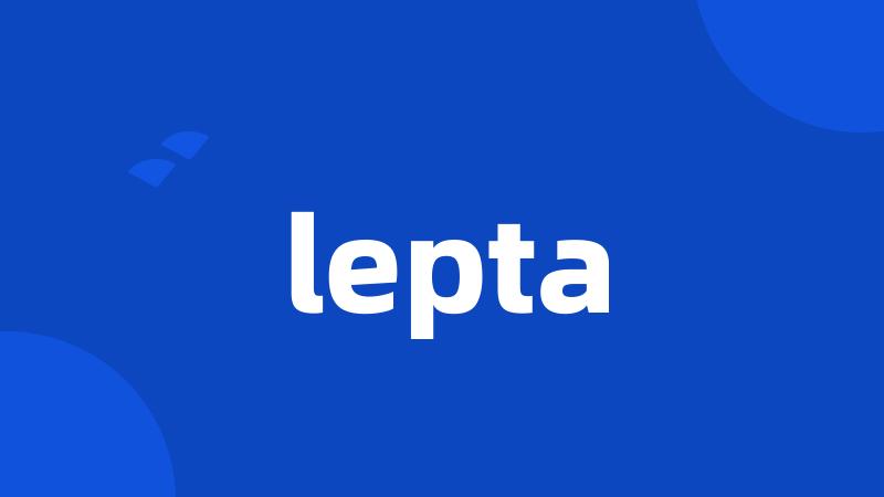 lepta