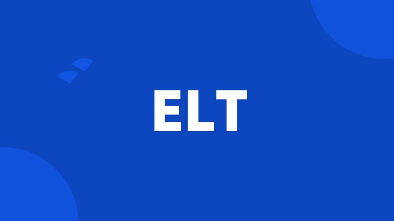 ELT