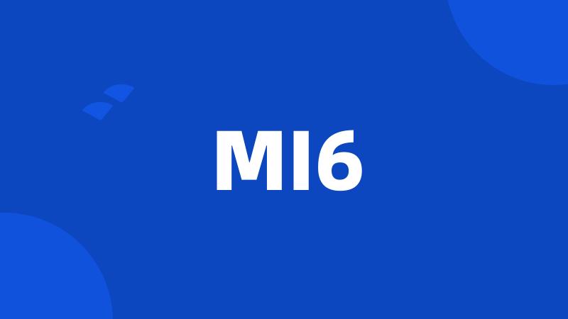 MI6