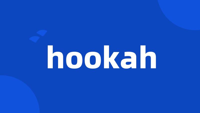 hookah