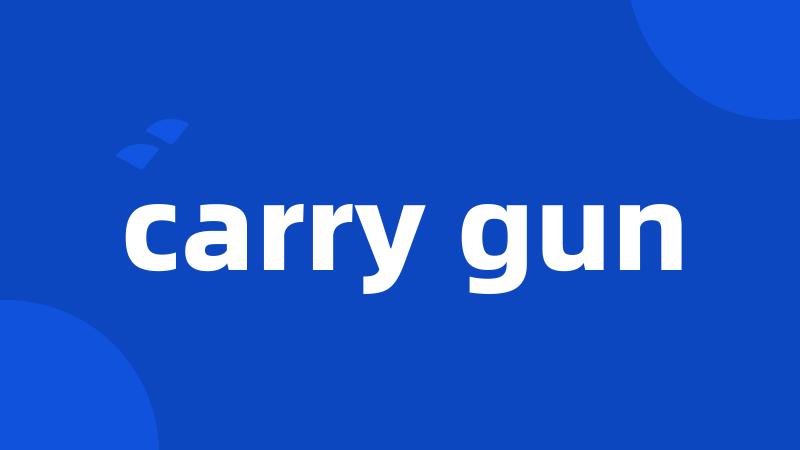 carry gun