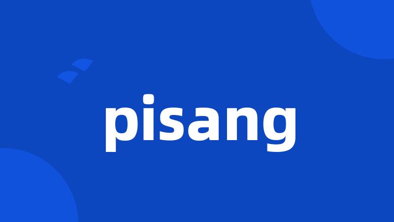 pisang