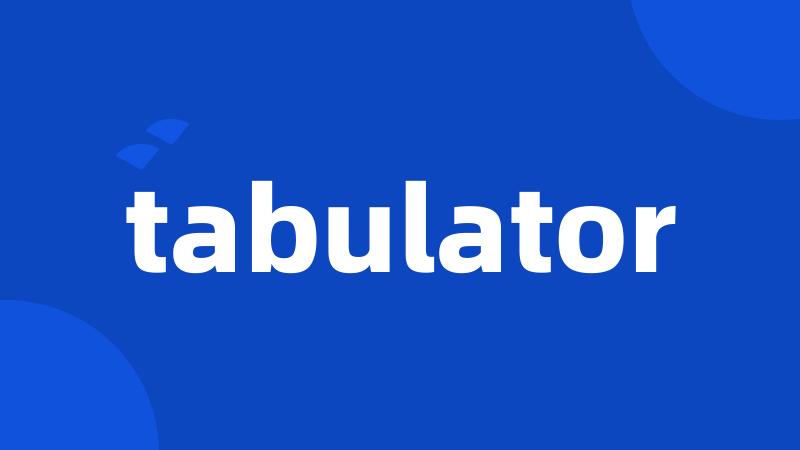 tabulator