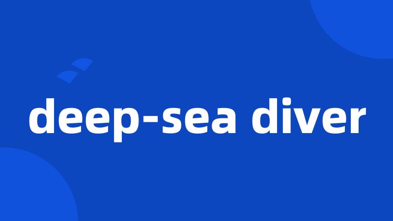 deep-sea diver