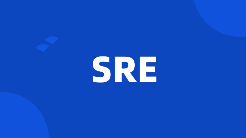 SRE