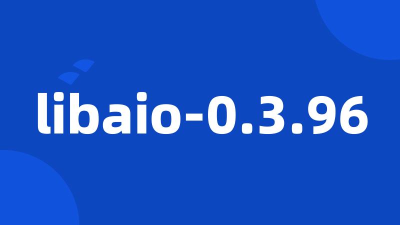 libaio-0.3.96