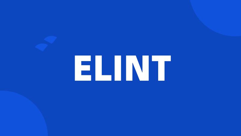 ELINT