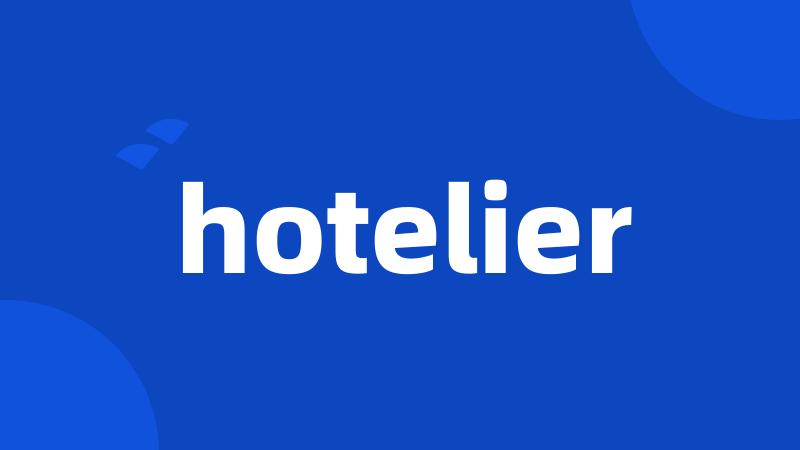 hotelier