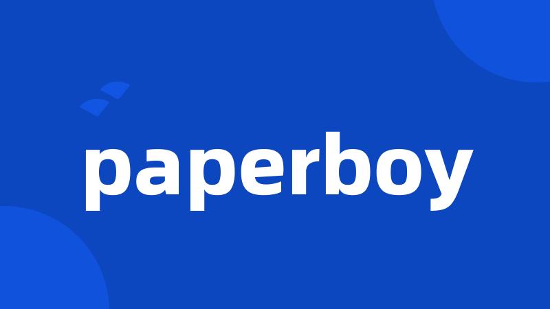 paperboy