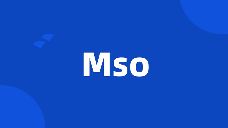 Mso