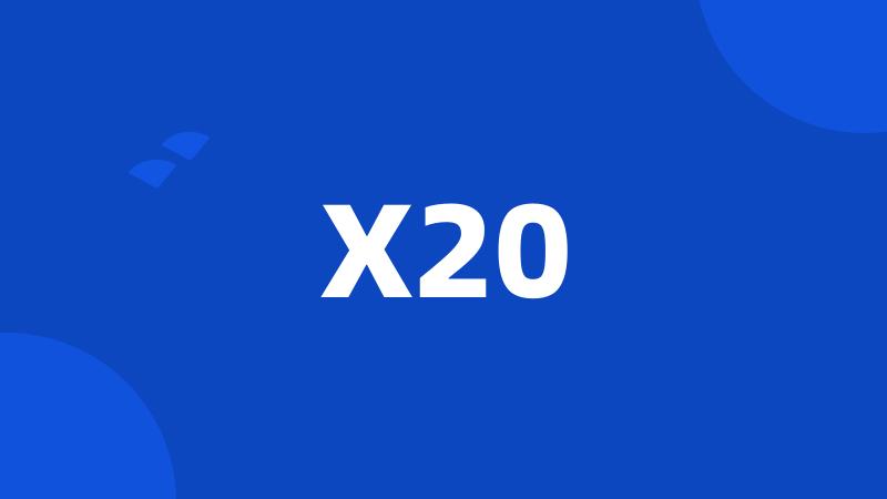 X20