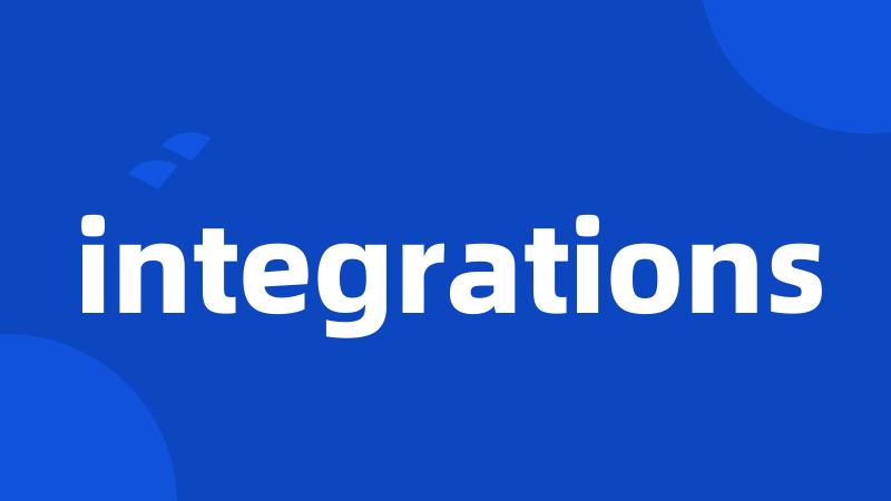 integrations