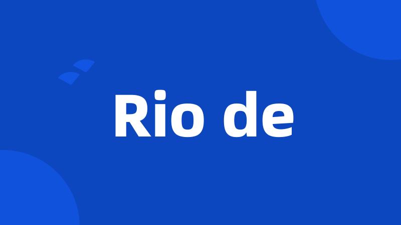 Rio de