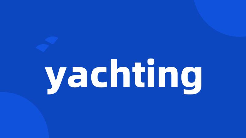 yachting