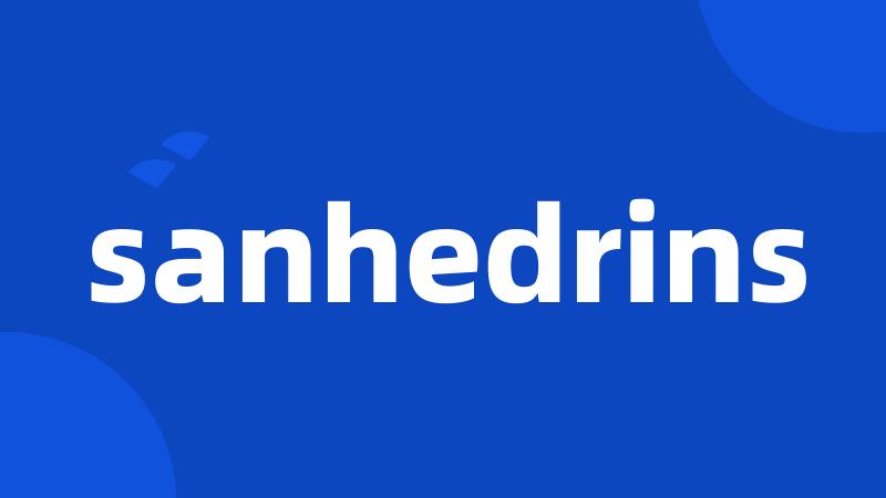 sanhedrins