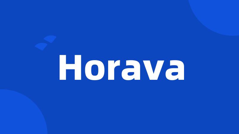 Horava