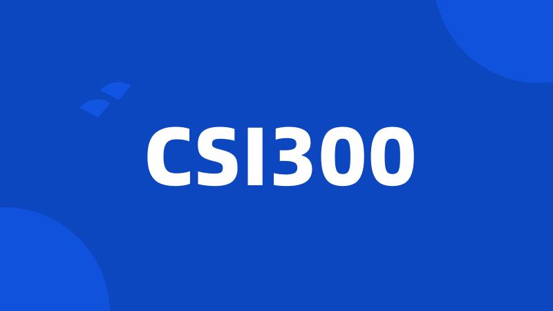 CSI300