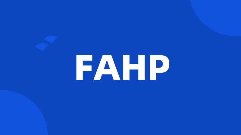 FAHP