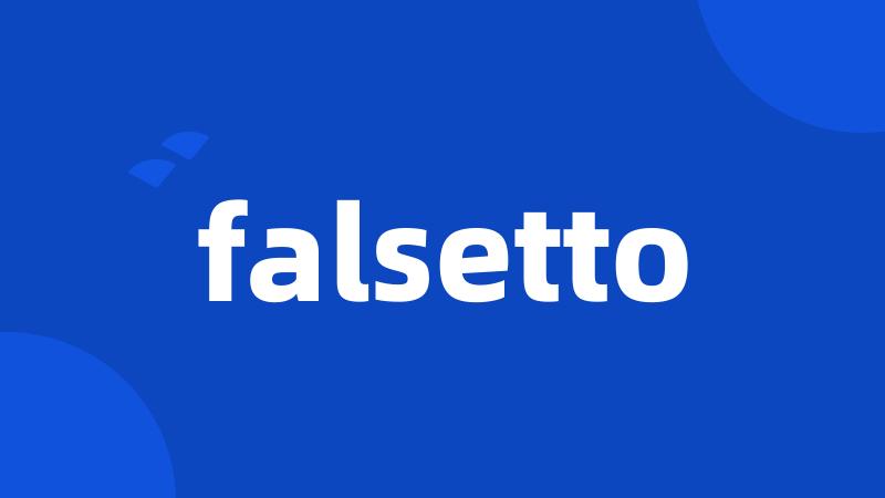 falsetto