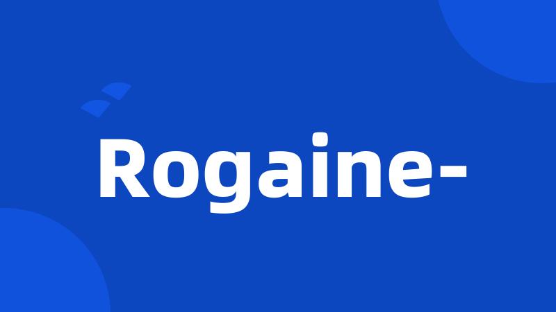 Rogaine-
