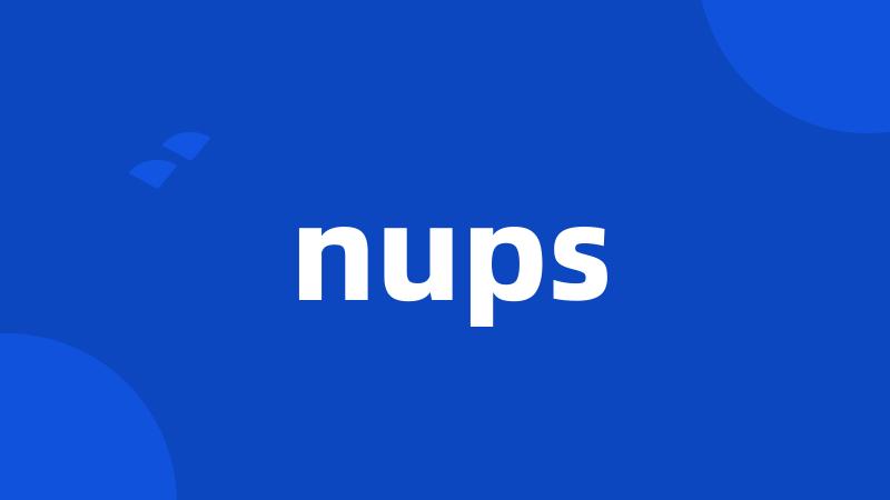 nups